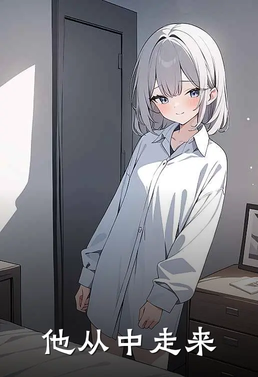 他从中走来