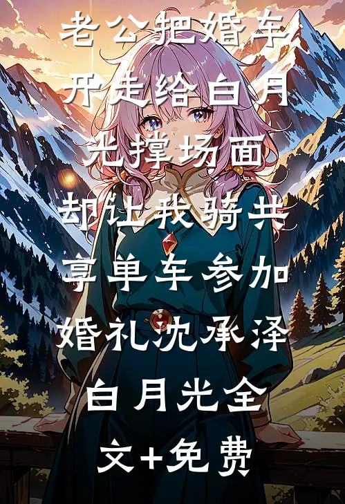 老公把婚车开走给白月光撑场面，却让我骑共享单车参加婚礼沈承泽白月光全文+免费