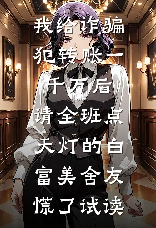 我给诈骗犯转账一千万后，请全班点天灯的白富美舍友慌了试读