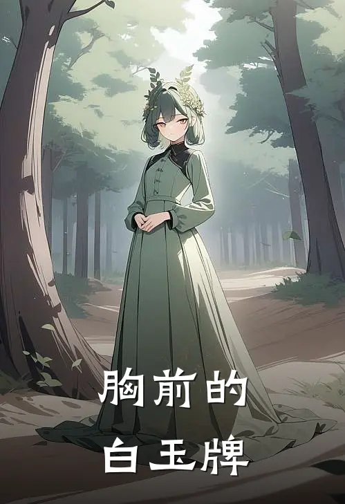 胸前的白玉牌