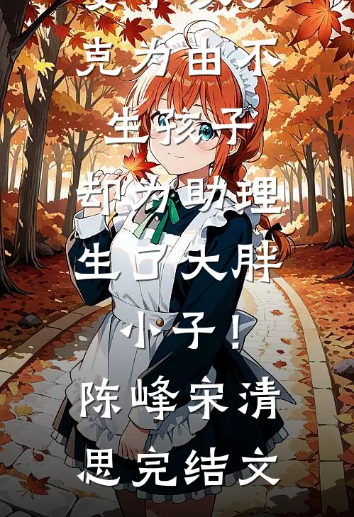 妻子以丁克为由不生孩子，却为助理生了大胖小子！陈峰宋清思完结文