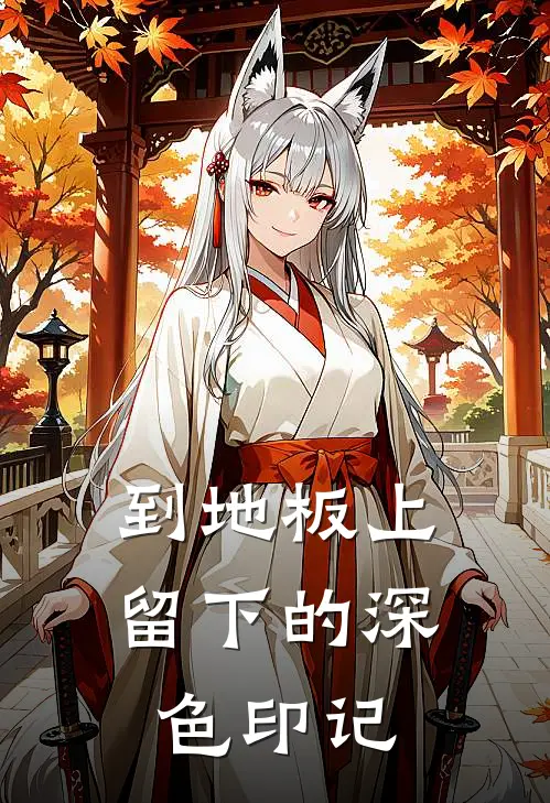 到地板上留下的深色印记