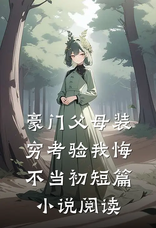 豪门父母装穷考验我悔不当初短篇小说阅读